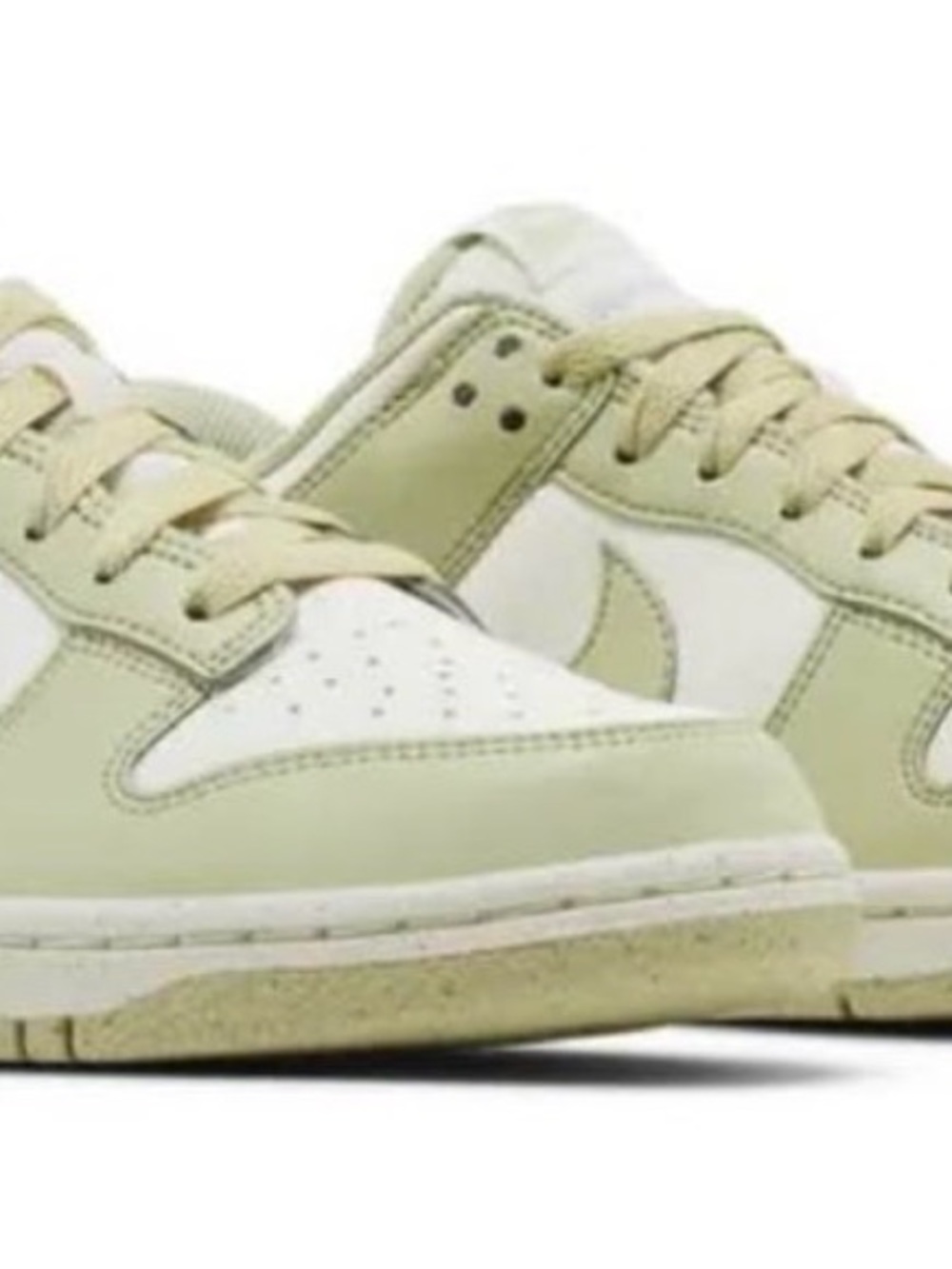 Nike Low-Top Sneakers in Sage Green and White